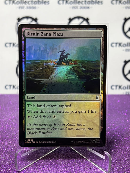 2026 MAGIC THE GATHERING / MARVEL SUPER HEROES BIRNIN ZANA PLAZA  # L 0262 FOIL CARD