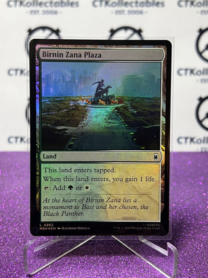 2026 MAGIC THE GATHERING / MARVEL SUPER HEROES BIRNIN ZANA PLAZA  # L 0262 FOIL CARD