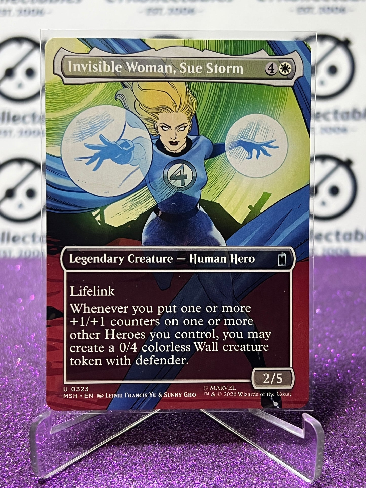 2026 MAGIC THE GATHERING / MARVEL SUPER HEROES INVISIBLE WOMAN, SUE STORM # U 0323 NON-FOIL NON-BORDER TCG  CARD