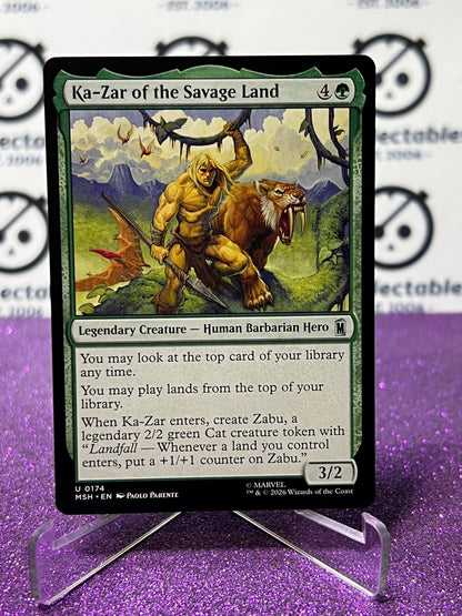 2026 MAGIC THE GATHERING / MARVEL SUPER HEROES KA-ZAR OF THE SAVAGE LAND # U 0174 NON-FOIL CARD