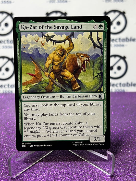 2026 MAGIC THE GATHERING / MARVEL SUPER HEROES KA-ZAR OF THE SAVAGE LAND # U 0174 NON-FOIL CARD