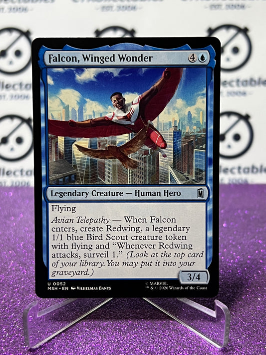 2026 MAGIC THE GATHERING / MARVEL SUPER HEROES FALCON, WINGED WONDER # U 0052 NON-FOIL CARD