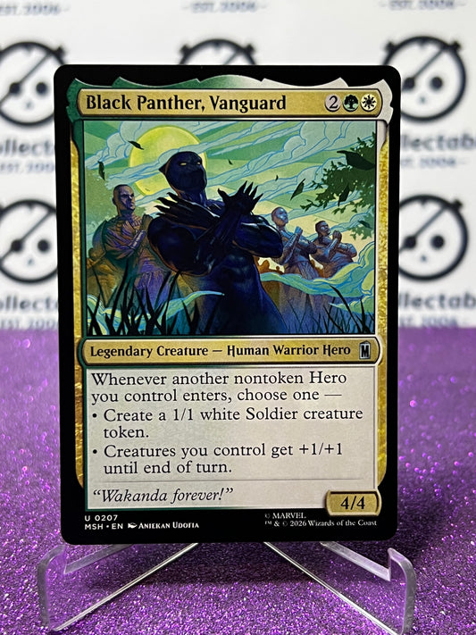 2026 MAGIC THE GATHERING / MARVEL SUPER HEROES BLACK PANTHER, VANGUARD # U 0207 NON-FOIL CARD
