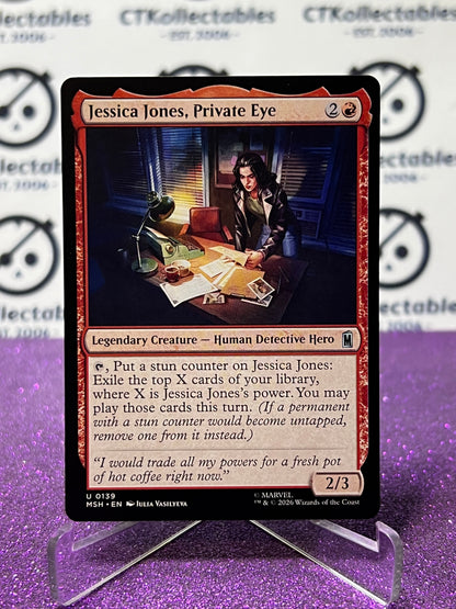 2026 MAGIC THE GATHERING / MARVEL SUPER HEROES JESSICA JONES, PRIVATE EYE # U 0139  NON-FOIL CARD
