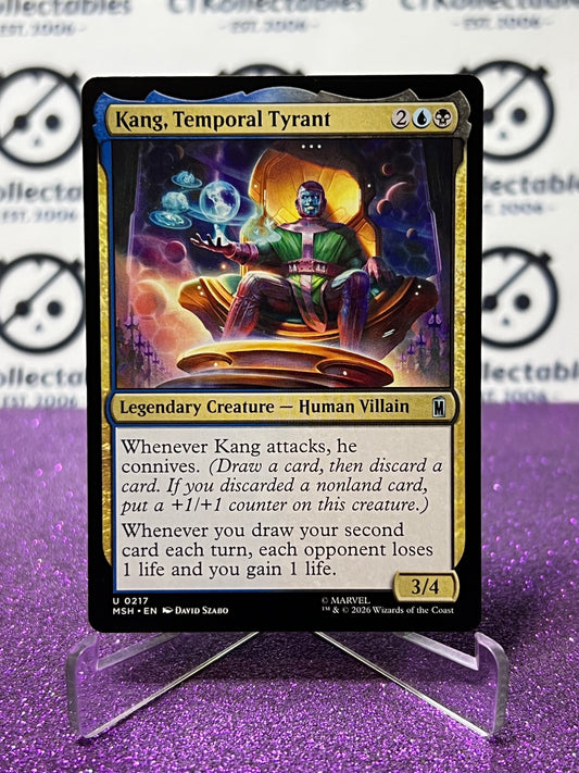 2026 MAGIC THE GATHERING / MARVEL SUPER HEROES KANG, TEMPORAL TYRANT # U 0217  NON-FOIL CARD