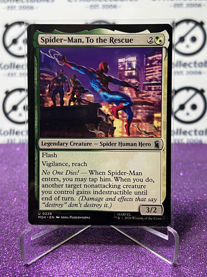 2026 MAGIC THE GATHERING / MARVEL SUPER HEROES SPIDER-MAN, TO THE RESCUE # U 0228  NON-FOIL CARD