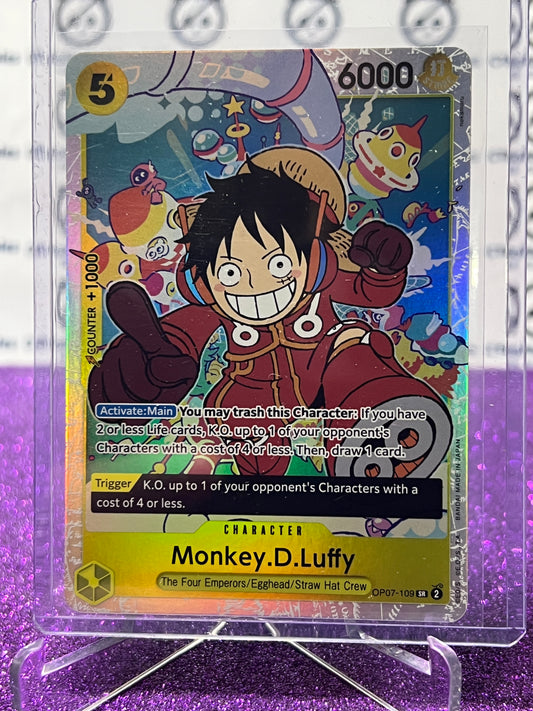 2024 ONE PIECE MONKEY.D.LUFFY # OP07-109 SR 500 YEARS IN THE FUTURE CARD