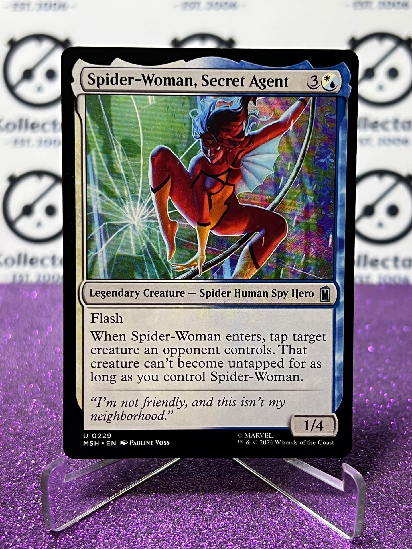 2026 MAGIC THE GATHERING / MARVEL SUPER HEROES SPIDER-WOMAN, SECRET AGENT # U 0229 NON-FOIL CARD