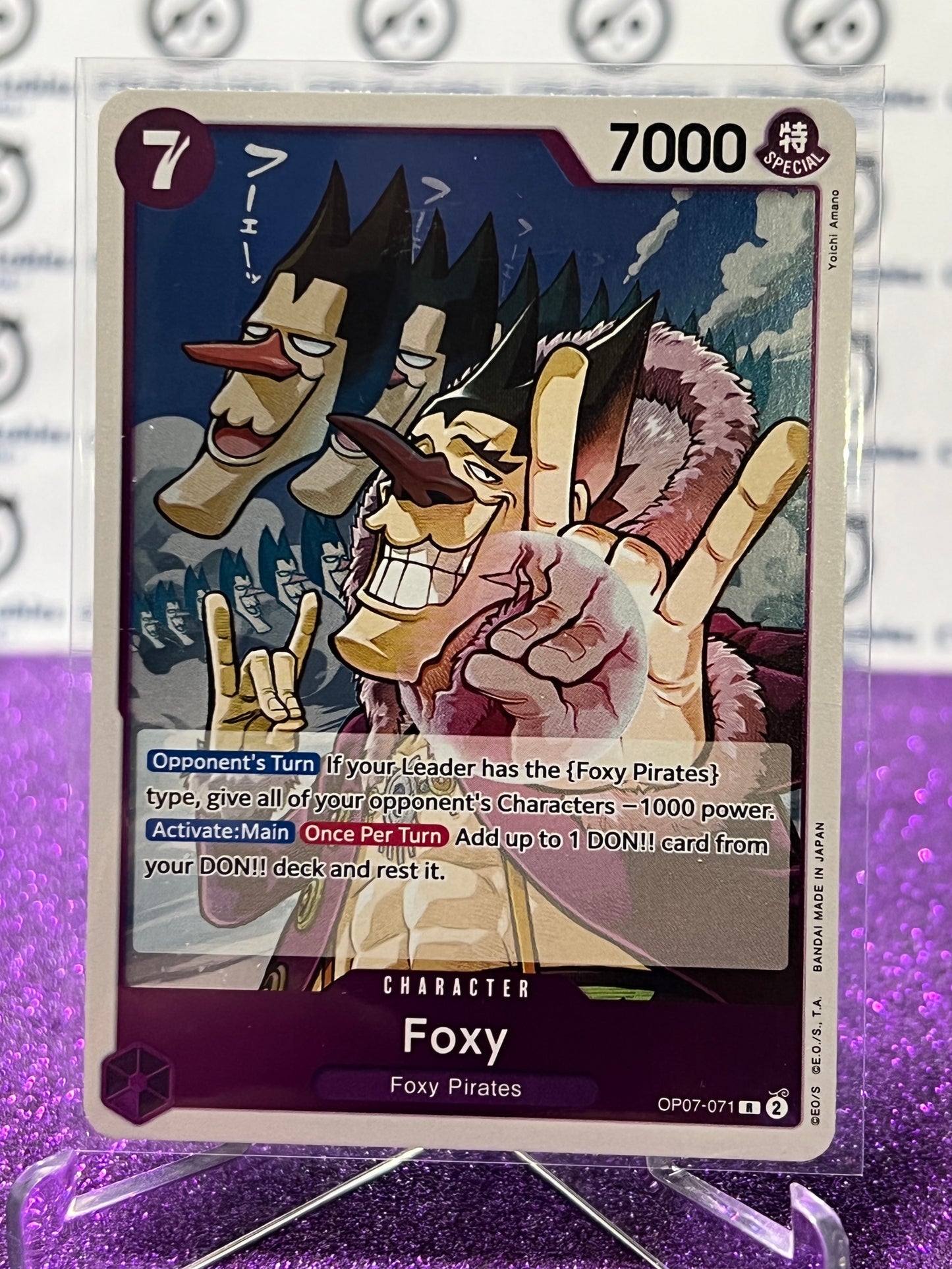 2024 ONE PIECE FOXY # OP07-071 R 500 YEARS IN THE FUTURE CARD