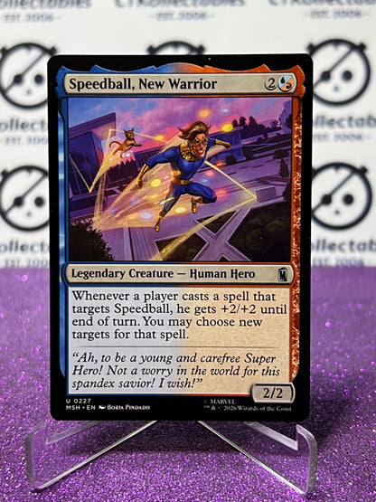 2026 MAGIC THE GATHERING / MARVEL SUPER HEROES SPEEDBALL, NEW WARRIOR # U 0227 NON-FOIL CARD