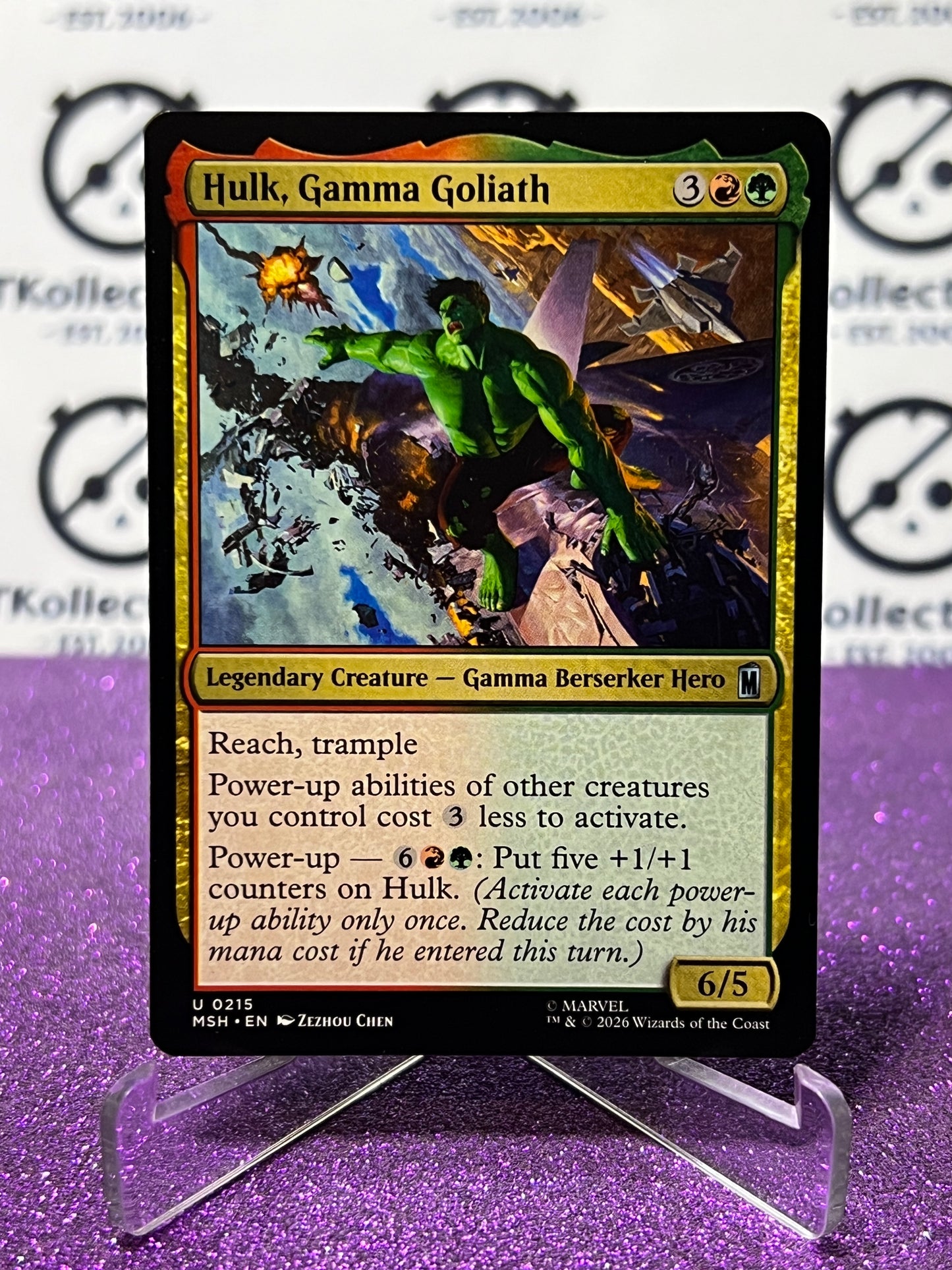 2026 MAGIC THE GATHERING / MARVEL SUPER HEROES HULK, GAMMA GOLIATH # U 0215 NON-FOIL CARD