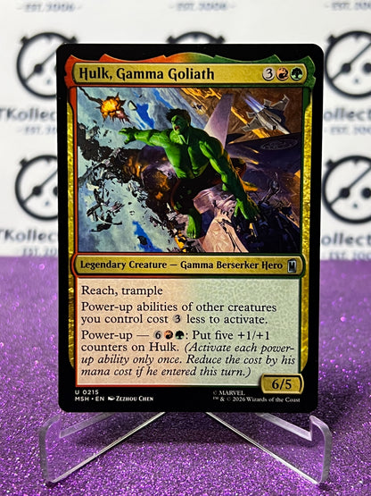 2026 MAGIC THE GATHERING / MARVEL SUPER HEROES HULK, GAMMA GOLIATH # U 0215 NON-FOIL CARD