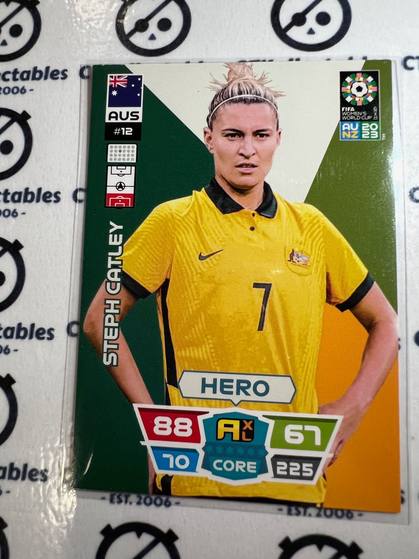 2023 FIFA WWC Adrenalyn Base Card #12 Steph Catley AUS