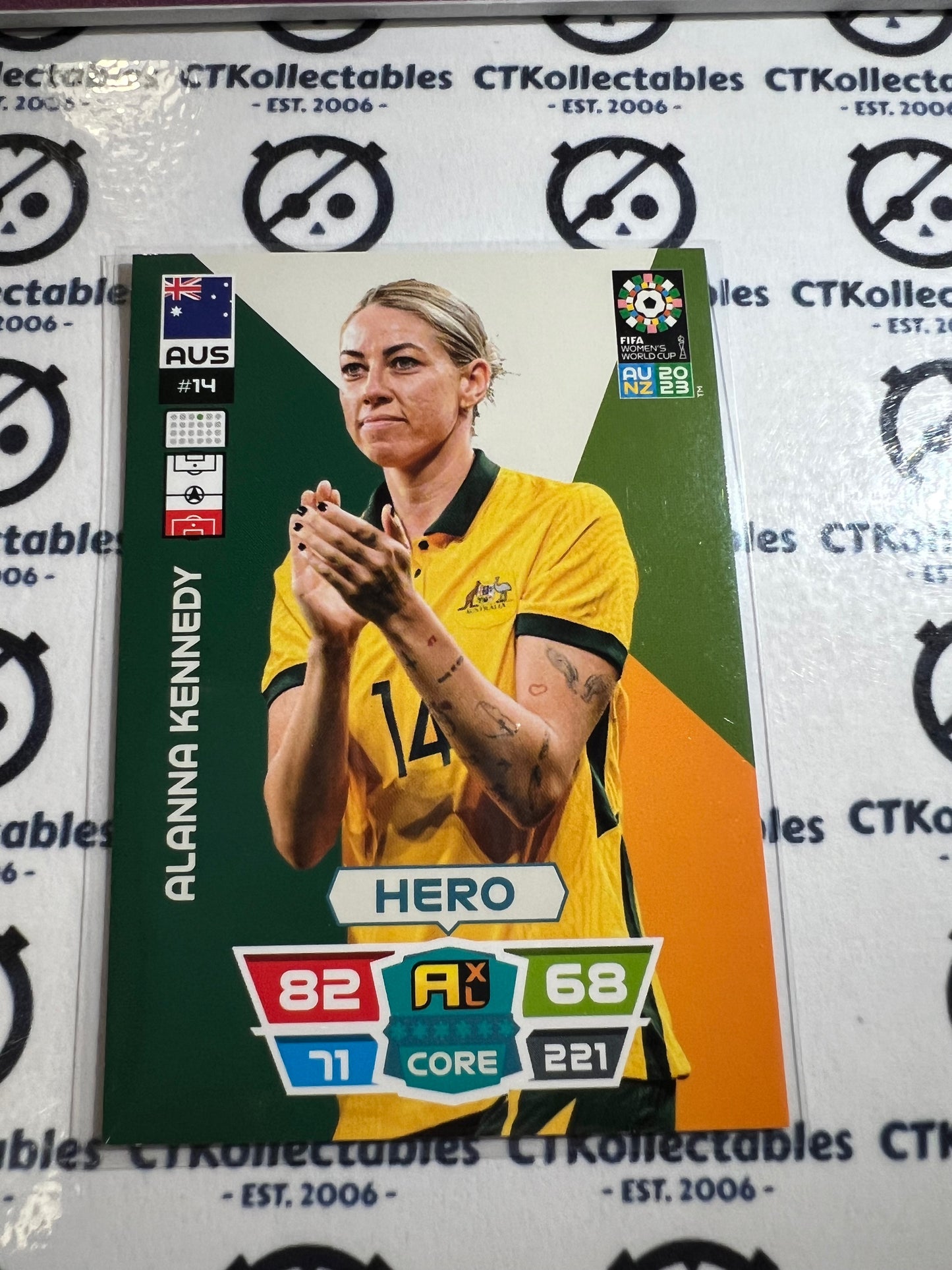 2023 FIFA WWC Adrenalyn Base Card #14 Alanna Kennedy AUS