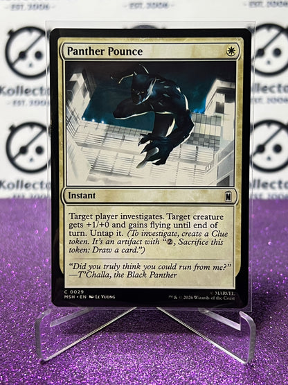 2026 MAGIC THE GATHERING / MARVEL SUPER HEROES PANTHER POUNCE # C 0029 NON-FOIL CARD