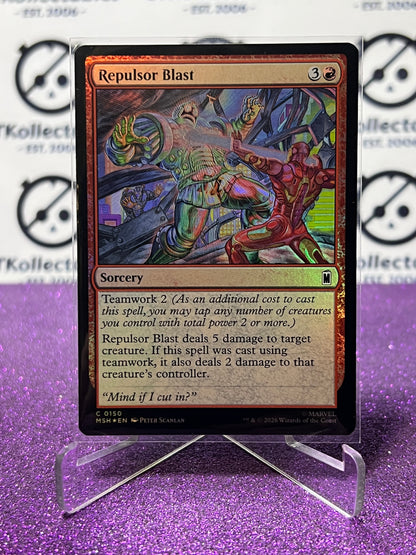 2026 MAGIC THE GATHERING / MARVEL SUPER HEROES REPULSOR BLAST # C 0150 FOIL CARD