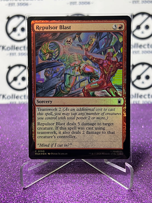 2026 MAGIC THE GATHERING / MARVEL SUPER HEROES REPULSOR BLAST # C 0150 FOIL CARD