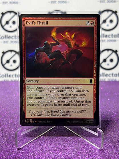 2026 MAGIC THE GATHERING / MARVEL SUPER HEROES EVIL'S THRALL # C 0128 FOIL CARD