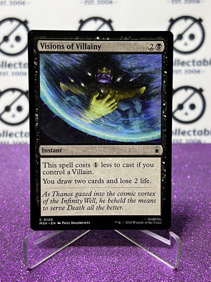 2026 MAGIC THE GATHERING / MARVEL SUPER HEROES VISIONS OF VILLAINY # C 0120 NON-FOIL CARD