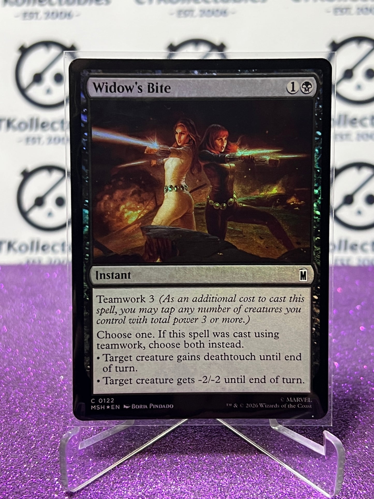 2026 MAGIC THE GATHERING / MARVEL SUPER HEROES WIDOW'S BITE # C 0122 FOIL CARD