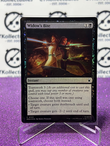 2026 MAGIC THE GATHERING / MARVEL SUPER HEROES WIDOW'S BITE # C 0122 FOIL CARD