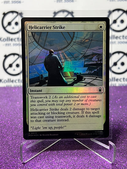 2026 MAGIC THE GATHERING / MARVEL SUPER HEROES HELICARRIER STRIKE # C 0015 FOIL CARD