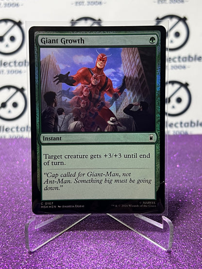 2026 MAGIC THE GATHERING / MARVEL SUPER HEROES GIANT GROWTH # C 0167 FOIL CARD