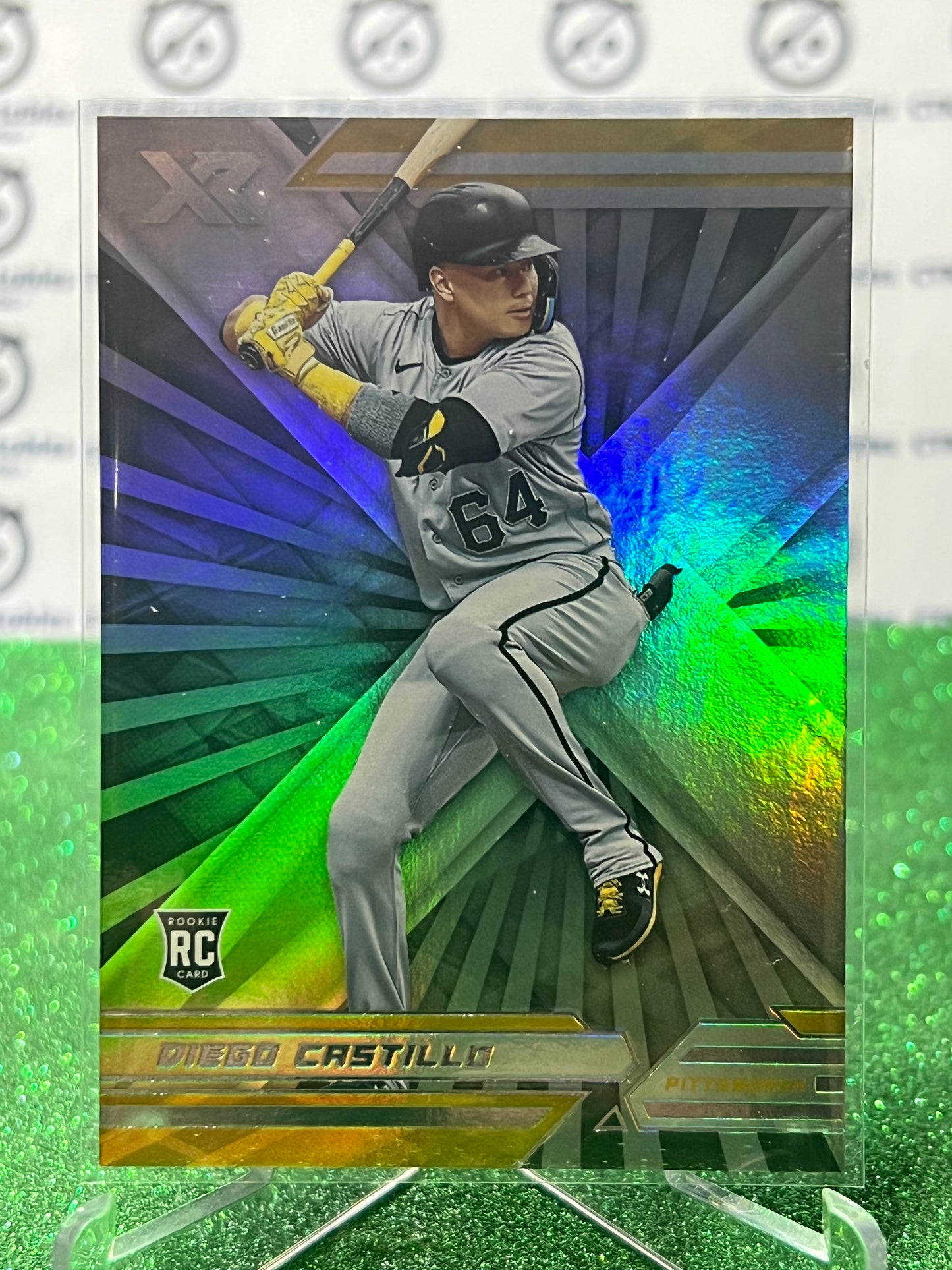 2022 PANINI CHRONICLES XR DIEGO CASTILLO # 15 RC PITTSBURGH PIRATES BASEBALL CARD