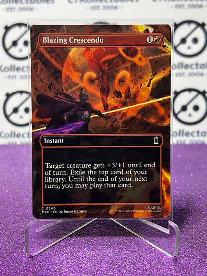 2026 MAGIC THE GATHERING / MARVEL SUPER HEROES BLAZING CRESCENDO # C 0340 NON-FOIL NON-BORDER CARD
