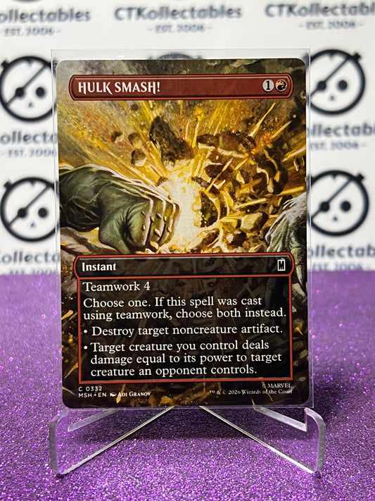 2026 MAGIC THE GATHERING / MARVEL SUPER HEROES HULK SMASH! # C 0332 NON-FOIL-BORDER CARD