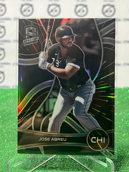 2022 PANINI CHRONICLES SPECTRA JOSE ABREU # 83 PRIZM /75 CHICAGO WHITE SOX BASEBALL CARD