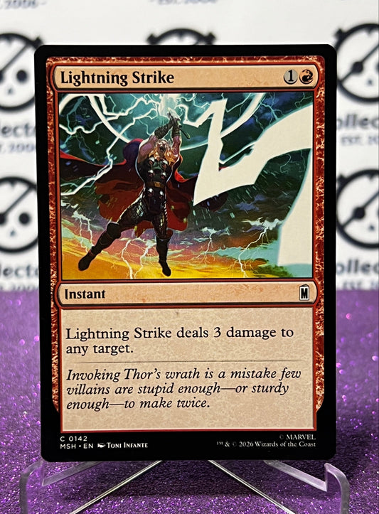 2026 MAGIC THE GATHERING / MARVEL SUPER HEROES LIGHTNING STRIKE # C 0142 NON-FOIL CARD
