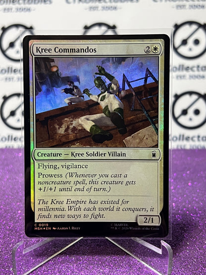 2026 MAGIC THE GATHERING / MARVEL SUPER HEROES KREE COMMANDOS # C 0019 FOIL CARD