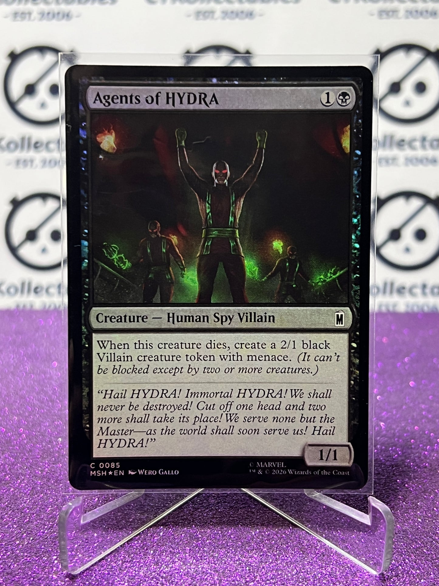 2026 MAGIC THE GATHERING / MARVEL SUPER HEROES AGENTS OF HYDRA # C 0085 FOIL CARD