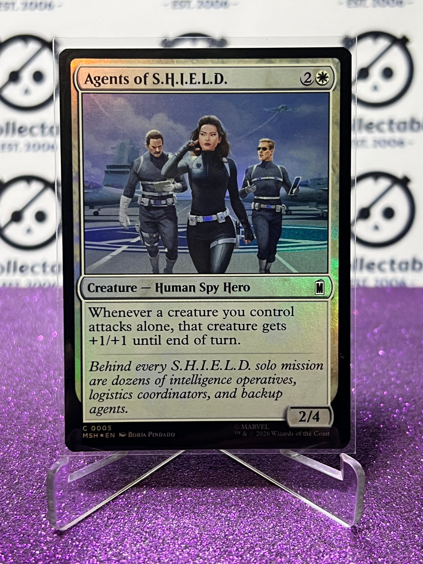 2026 MAGIC THE GATHERING / MARVEL SUPER HEROES AGENTS OF S.H.I.E.L.D. # C 0005 FOIL CARD