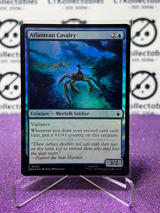 2026 MAGIC THE GATHERING / MARVEL SUPER HEROES ATLANTEAN CAVALRY # C 0045 FOIL CARD