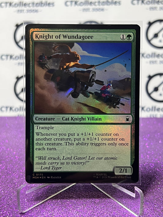 2026 MAGIC THE GATHERING / MARVEL SUPER HEROES KNIGHT OF WUNDAGORE # C 0175 FOIL CARD