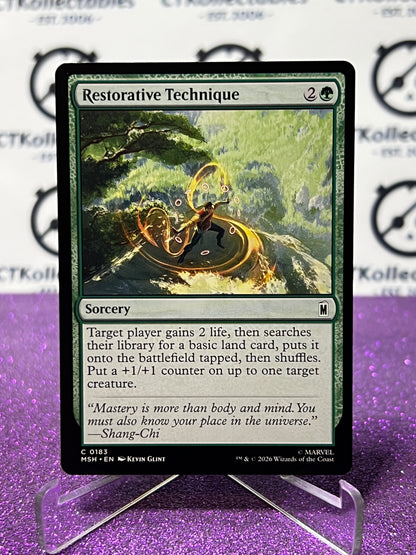 2026 MAGIC THE GATHERING / MARVEL SUPER HEROES RESTORATIVE TECHNIQUE # C 0183  NON-FOIL CARD
