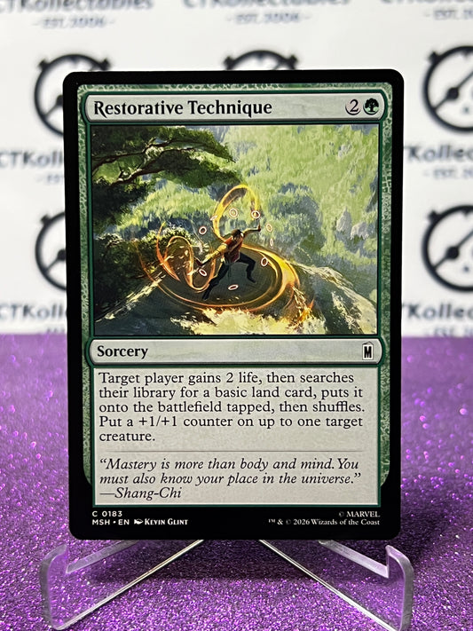 2026 MAGIC THE GATHERING / MARVEL SUPER HEROES RESTORATIVE TECHNIQUE # C 0183  NON-FOIL CARD