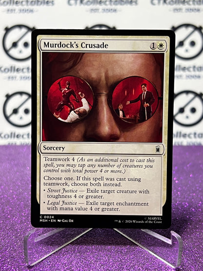 2026 MAGIC THE GATHERING / MARVEL SUPER HEROES MURDOCK'S CRUSADE # C 0024  NON-FOIL CARD