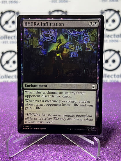 2026 MAGIC THE GATHERING / MARVEL SUPER HEROES HYDRA INFILTRATION # C 0100  FOIL CARD
