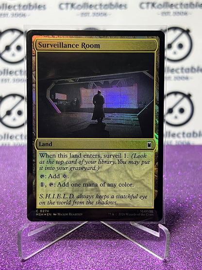 2026 MAGIC THE GATHERING / MARVEL SUPER HEROES SURVEILLANCE ROOM # C 0274  FOIL CARD