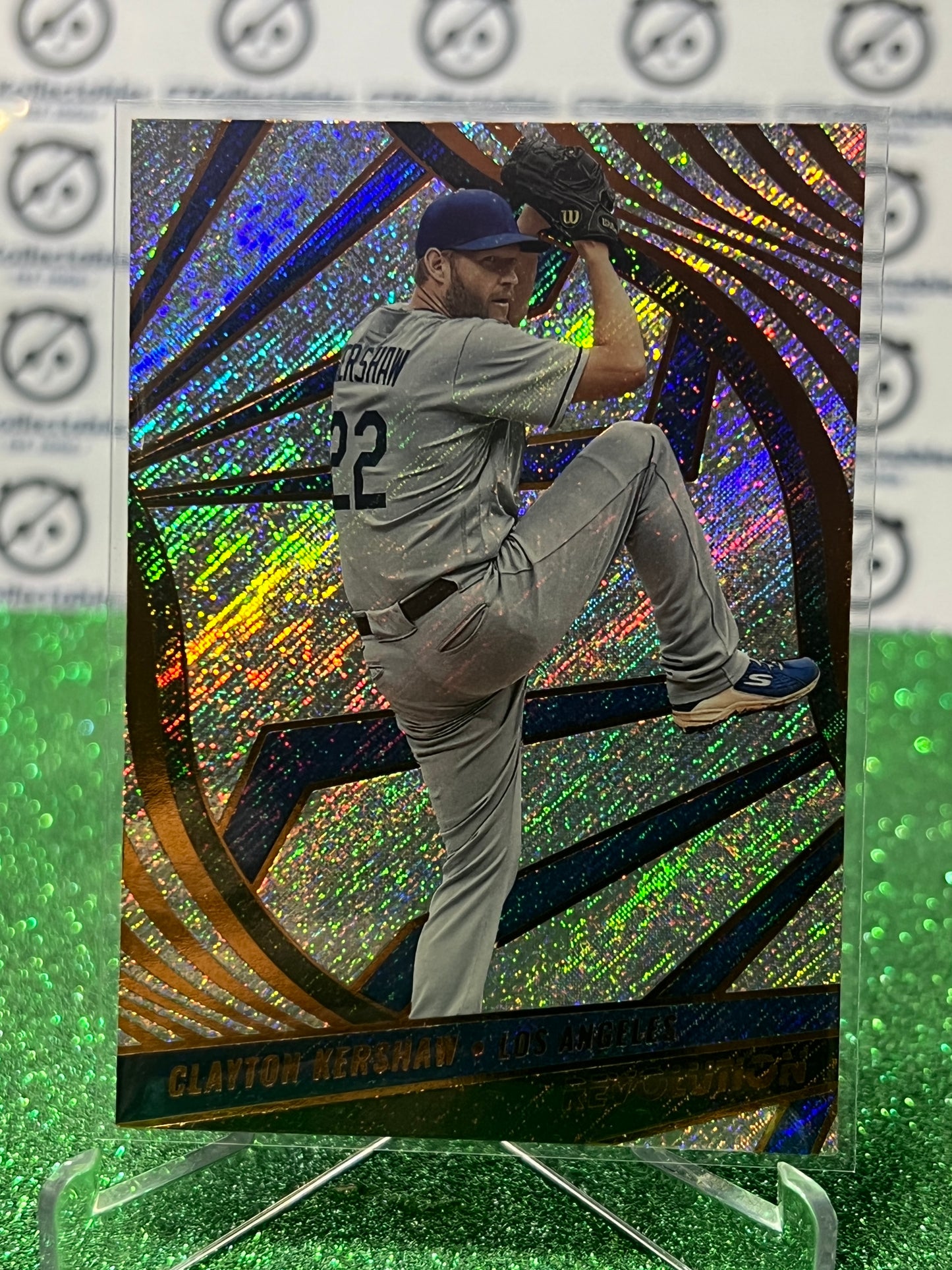 2022 PANINI CHRONICLES REVOLUTION CLAYTON KERSHAW # 13  LA DODGERS  BASEBALL CARD