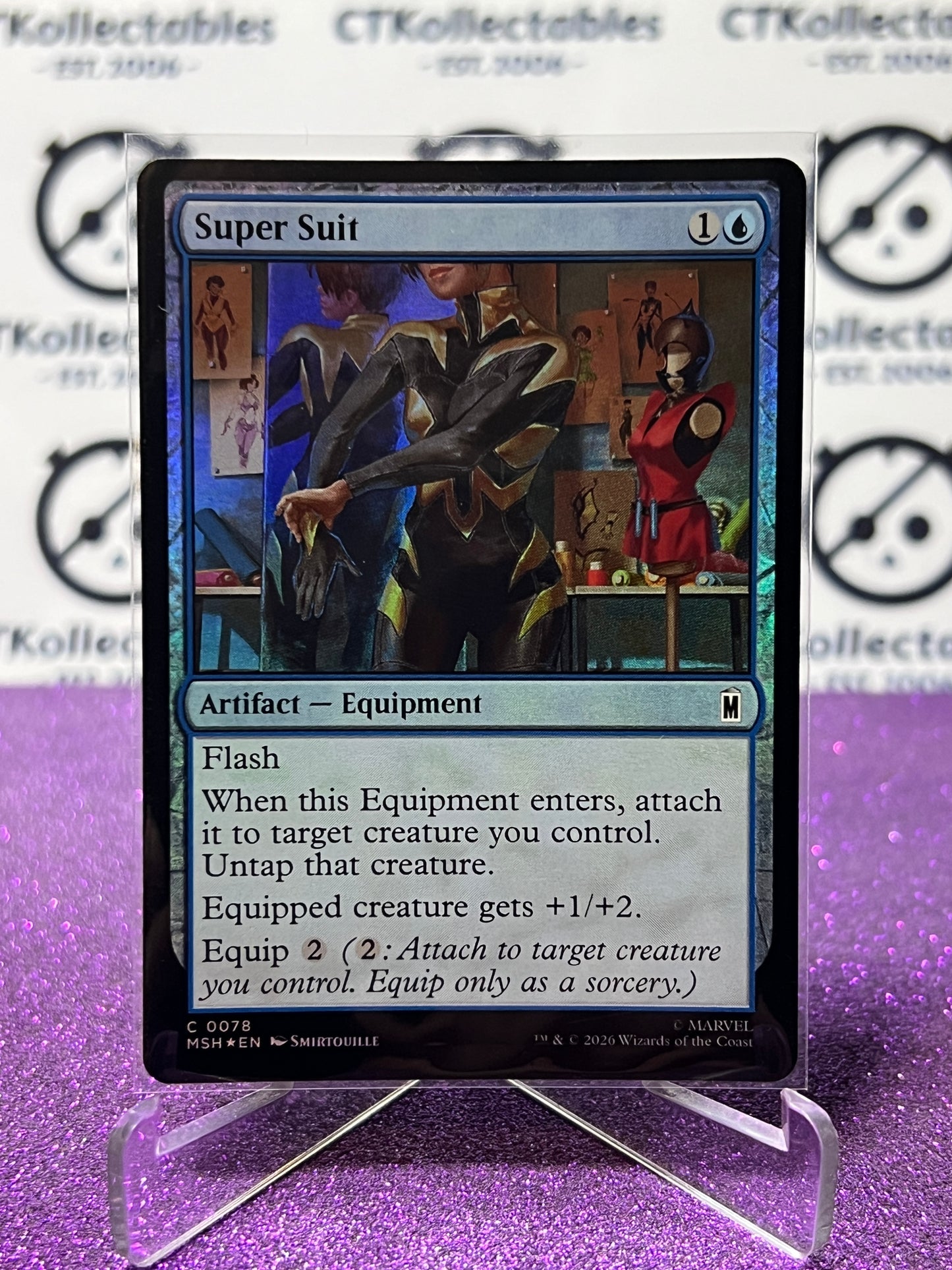 2026 MAGIC THE GATHERING / MARVEL SUPER HEROES SUPER SUIT # C 0078  FOIL CARD
