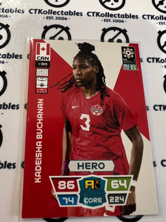 2023 FIFA WWC Adrenalyn Base Card #30 Kadeisha Buchanan CAN