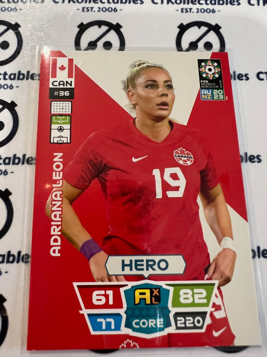 2023 FIFA WWC Adrenalyn Base Card #36 Adriana Leon CAN