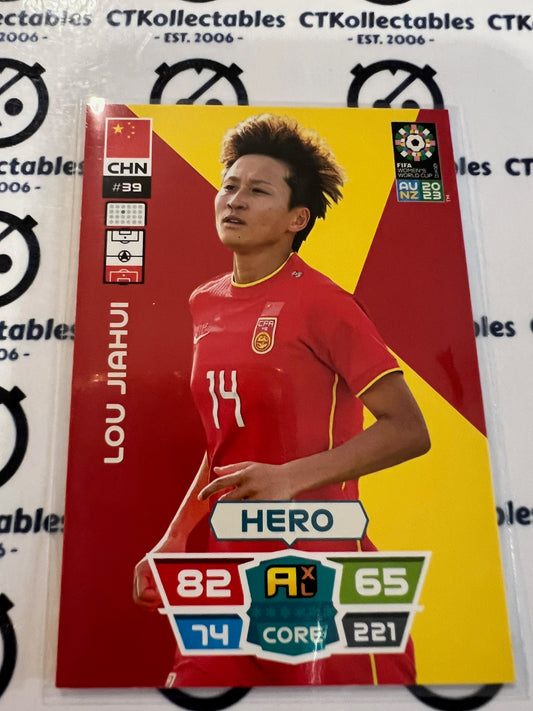 2023 FIFA WWC Adrenalyn Base Card #39 Lou Jiahui CHN