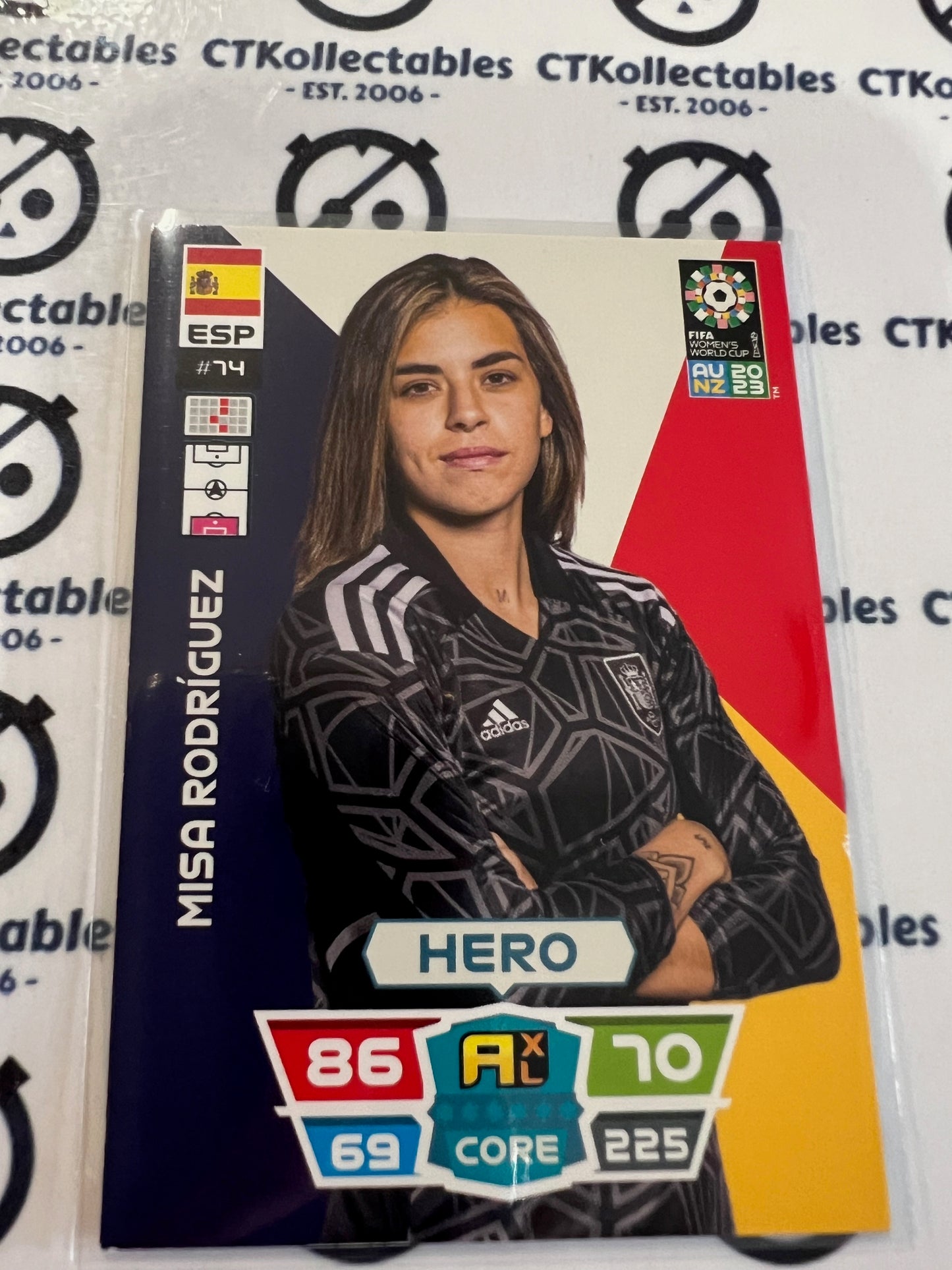 2023 FIFA WWC Adrenalyn Base Card #74 Misa Rodriguez ESP