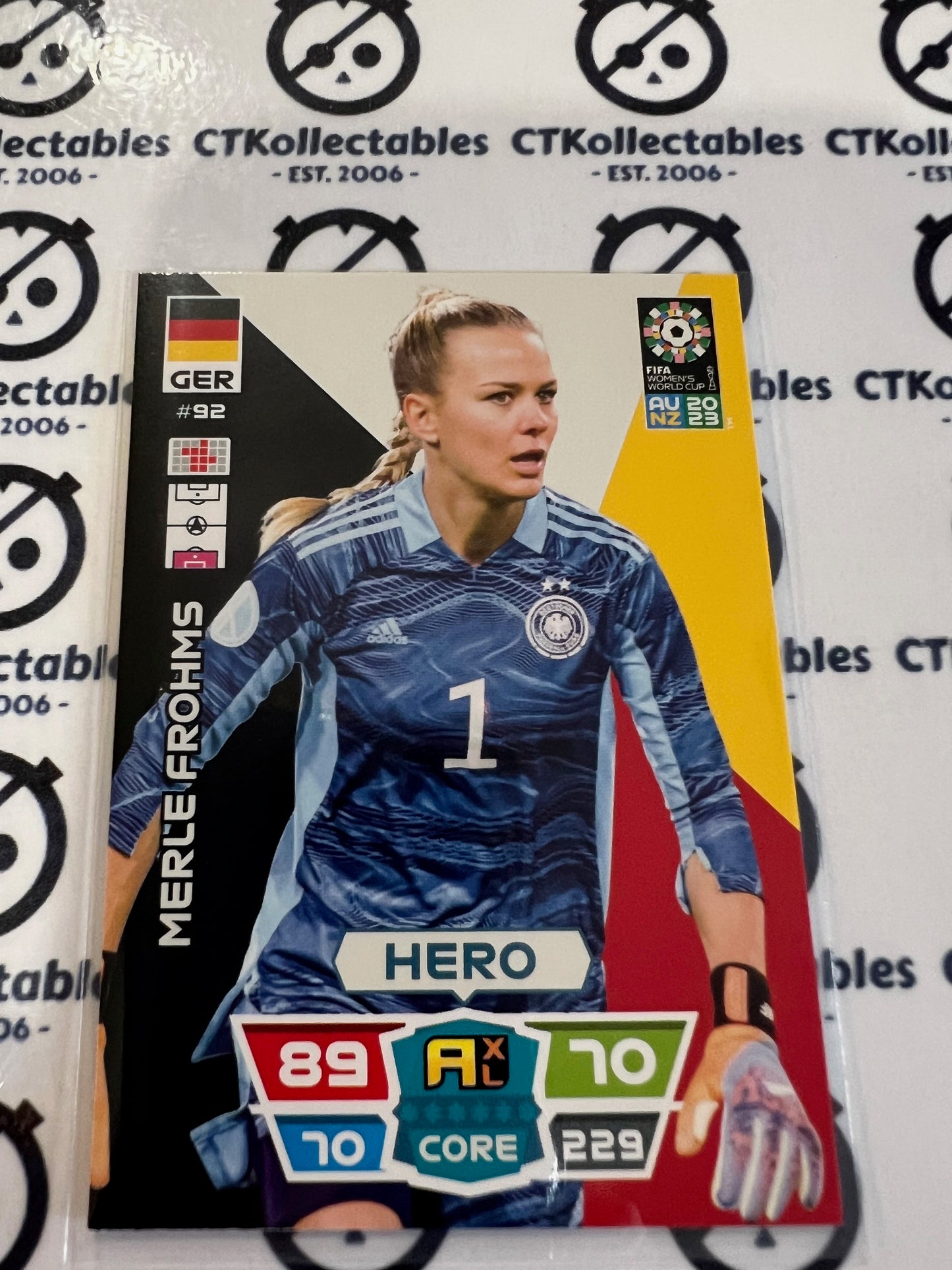 2023 FIFA WWC Adrenalyn Base Card #92 Merle Frohms GER