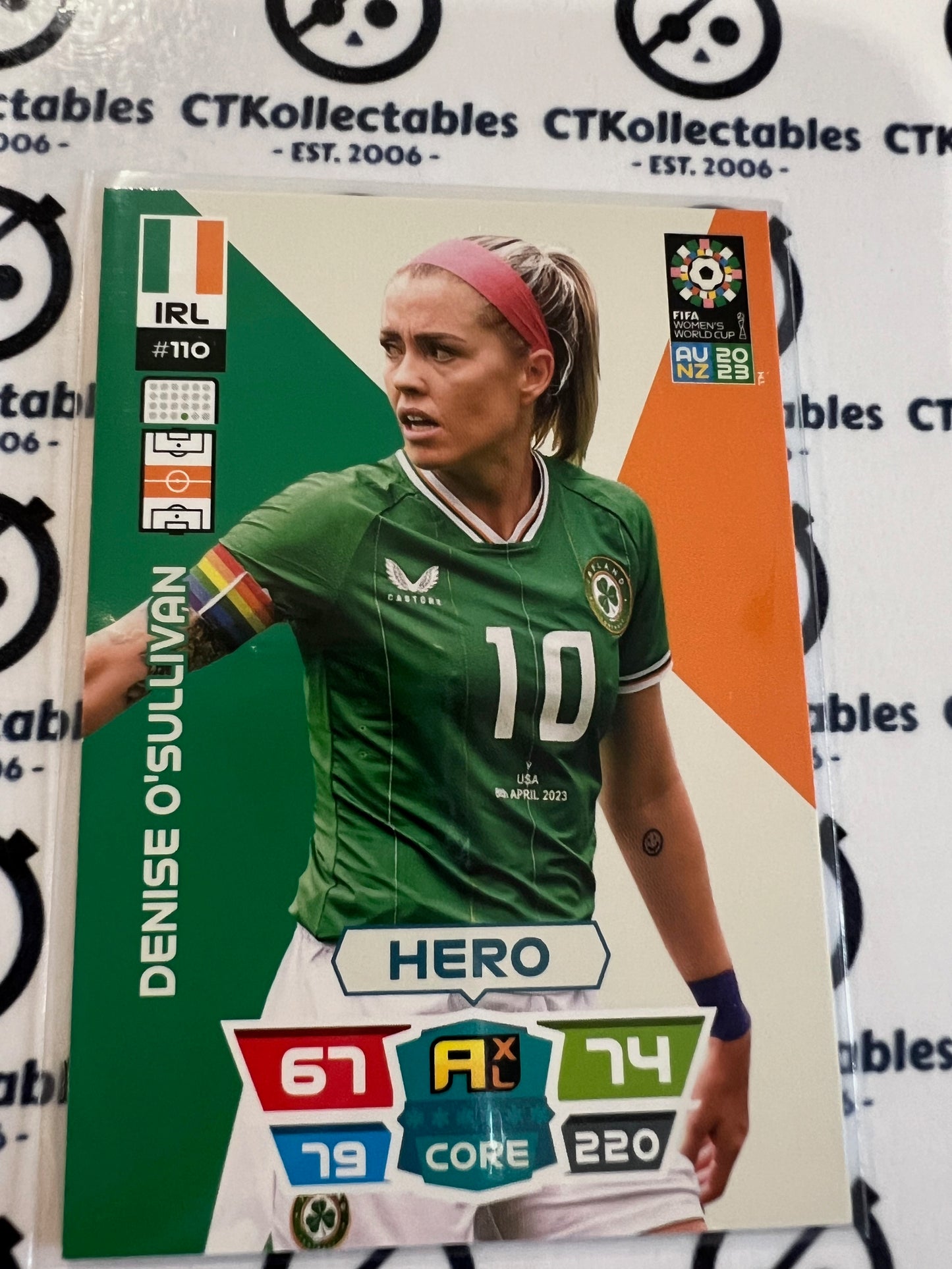 2023 FIFA WWC Adrenalyn Base Card #110 Denise O'Sullivan IRL